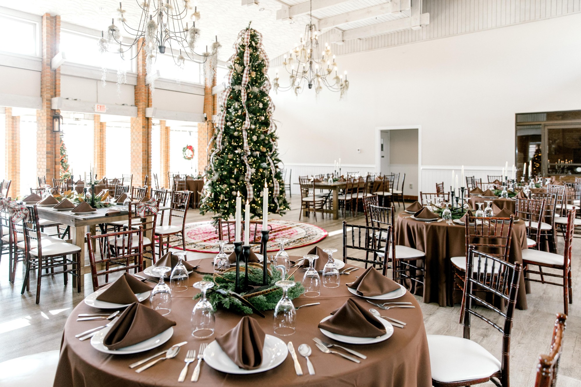 An event set up at Hunting Hills Country Club in Roanoke, Virginia.